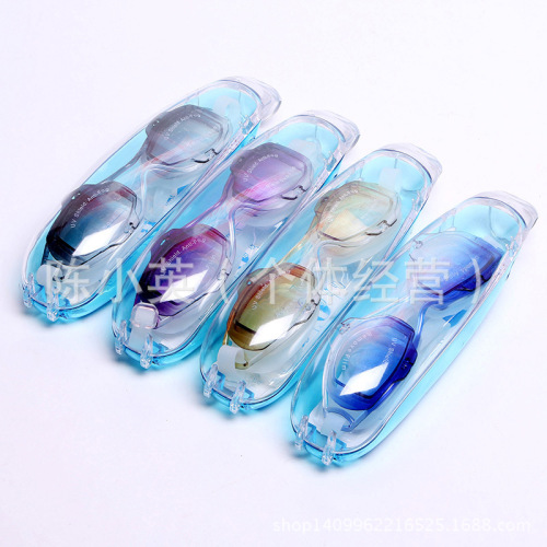 high-end electroplating wear-resistant swimming goggles adult waterproof anti-fog diving glasses outdoor swimming product swimming goggles wholesale 1
