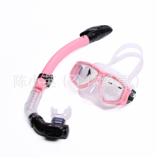 factory direct sales diving mask two-piece set diving mask full-dry breathing tube snorkeling set wholesale 1