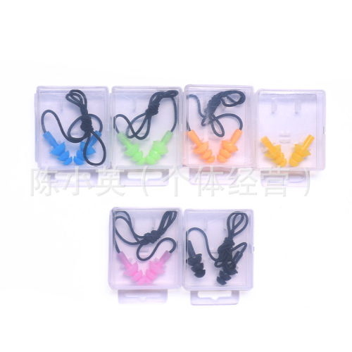 factory direct sales hang rope earplugs soundproof waterproof connection rope earplugs eco-friendly waterproof earplugs supply wholesale 1