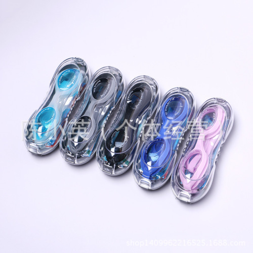 factory direct sales imported silicone anti-fog swimming goggles casual fashion swimming glasses multi-color optional swimming goggles wholesale 1