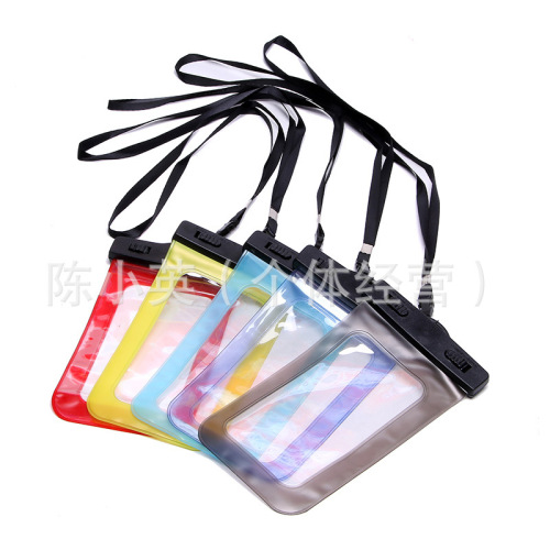high quality pvc waterproof mobile phone bag round mouth waterproof mobile phone bag diving swimming waterproof bag beach waterproof bag 11
