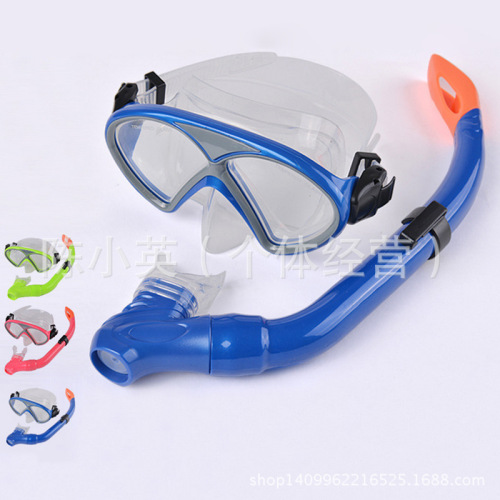 hot selling snorkeling set tempered glass diving mask semi-dry breathing tube set outdoor submersible equipment 1
