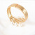 2019 New Boutique European and American Fashion Metal Trend Simple Versatile Exaggerated Dignified Generous Style Bangle Bracelet