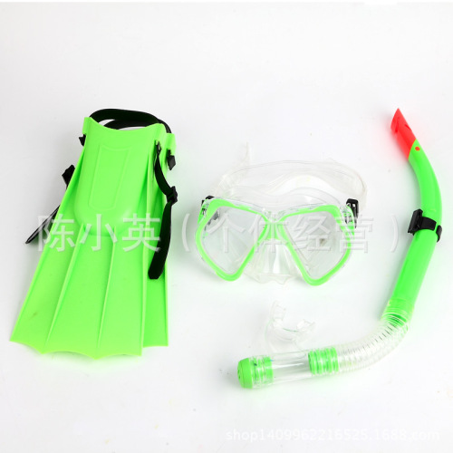 in stock wholesale colorful goggle and snorkel set snorkeling swimming glasses dry breathing tube flippers 1