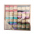 Factory direct sales 1.5 mm colorful hemp rope students creative diy decorative rope 24 rolls 8 color mixed package/box
