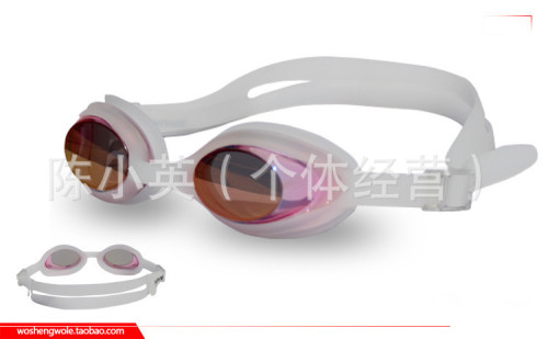 electroplated swimming goggles men‘s waterproof anti-fog uv-proof hd goggles women‘s professional large frame swimming glasses 11
