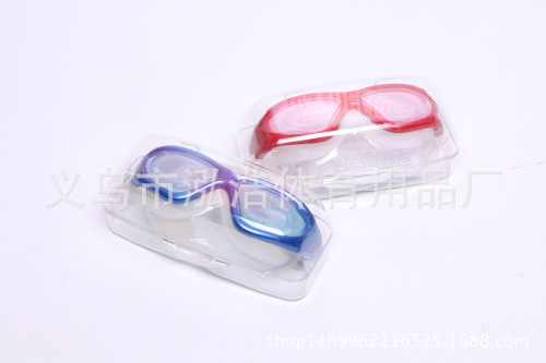 factory direct sales adult goggles waterproof anti-fog anti-uv swimming goggles silicone integrated swimming goggles 1