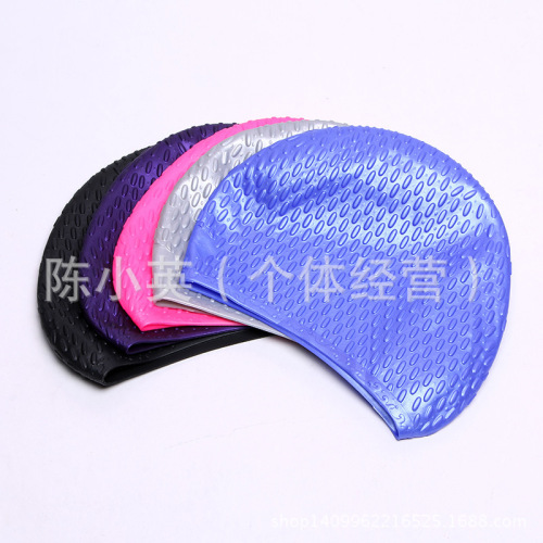 factory direct adult waterproof swimming cap imported silicone water drop cap swimming diving swimming cap wholesale 1
