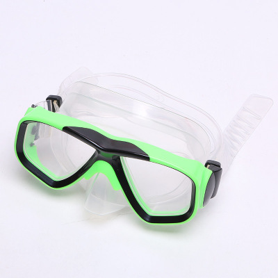 Manufacturers direct environmental protection PVC diving goggles unisex mask outdoor swimming diving supplies