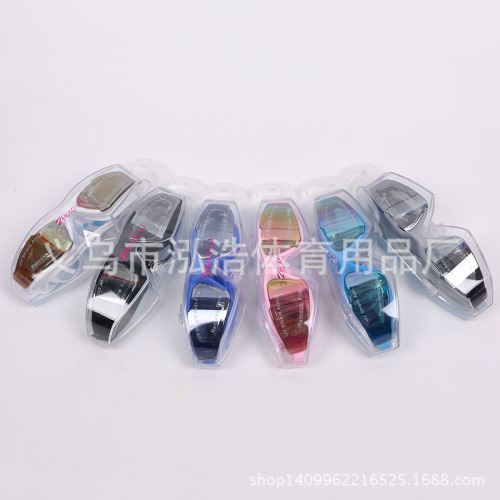 supply new waterproof anti-fog swimming goggles comfortable silicone swimming glasses strap waterproof earplugs multi-color optional 1