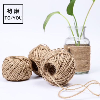 3 pack hemp rope manual auxiliary material hanging tag photo wall special woven natural jute about 50 meters