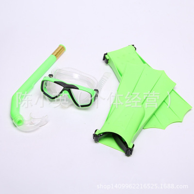 Manufacturers direct selling outdoor snorkeling sanbao environmental protection PVC diving goggles breathing tube three-piece diving suit