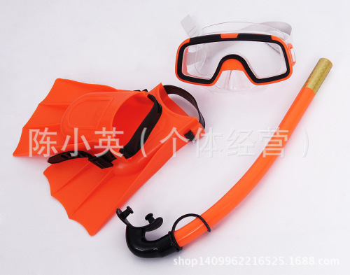 factory direct sales children‘s dry breathing tube children‘s diving mask flippers children‘s snorkeling diving mask 1