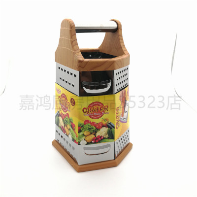  Multifunctional six-sided vertical plane Vegetable Cutter Fruit Melon Planer Grater Kitchen