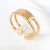 2019 New Boutique European and American Fashion Metal Trend Simple Versatile Exaggerated Dignified Generous Style Bangle Bracelet