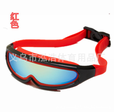 The new genuine goggles waterproof and fog mantra frame goggles integrated swimming goggles diving goggles swimming glasses