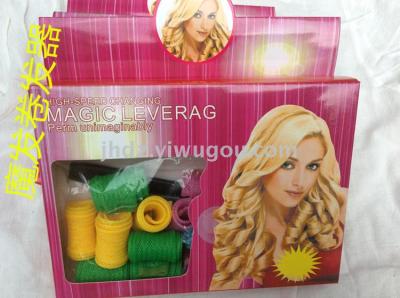The magic hair curler does not damage the hair curler