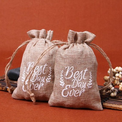 Linen bundle pocket sweet bag gift environmental protection thickening manufacturers direct marketing can be customized for a wide range of purposes