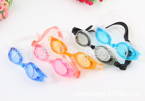 genuine swimming glasses large frame waterproof anti-fog plain light swimming goggles men and women swimming goggles 1