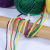 DIY handmade natural color hemp rope 12 color hanging card rope clip photo rope clip hemp rope pure color 2MM hemp rope