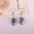 2. Mori earrings for ladies really flower sapling time gem handmade sky star lace flowers