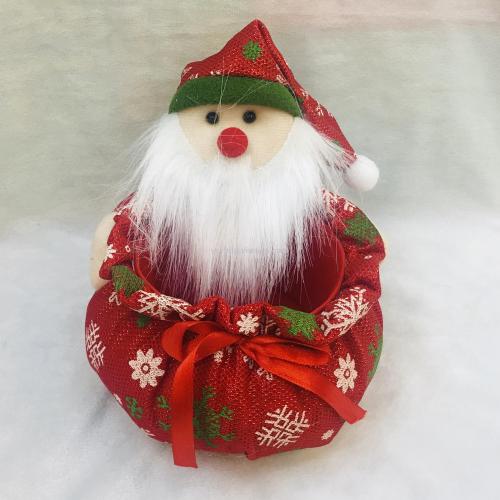 factory direct sales christmas candy storage basket santa claus storage basket