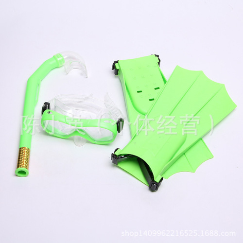 supply snorkeling set adult diving mask semi-dry breathing tube diving three-piece outdoor snorkeling three pieces 1