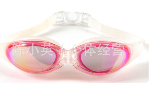 swimming glasses genuine colorful electroplated plain swimming goggles waterproof non-fogging swimming glasses swimming glasses men and women 1