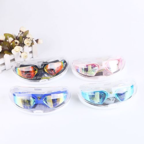 adult anti-fog swimming goggles racing swimming goggles hd diving mask silicone glasses men‘s and women‘s swimming goggles silicone swimming goggles