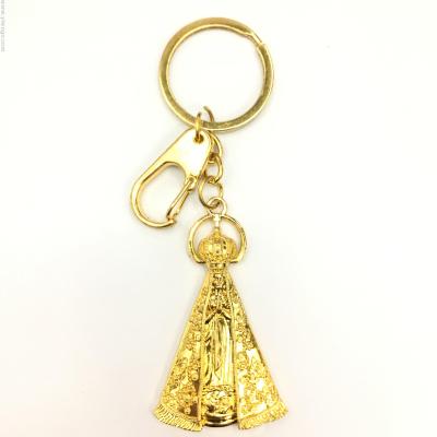 Brazil gold goddess Marilyn tourist souvenir key chain hanging ornaments manufacturers direct custom