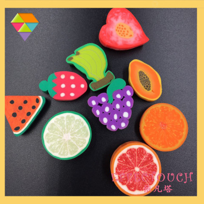 Yifan Tower Polymer Clay Manual Fruit Fridge Magnet Factory Direct Sales