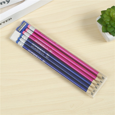 Log round rod HB pencil set for children students to learn the pencil pencil pencil sharpener set for stationery
