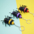Yongyi Creative Gift Rainbow Led Sound-Emitting Ant Keychain Cars and Bags Pendant Activity Gift