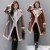 Deerskin outerwear women's winter new medium length all-in-one lamb suede outerwear