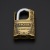 Zinc alloy padlock