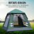 Automatic Spring Easy-to-Put-up Tent 4-5 People Double Door with Two Windows Outdoor Tent Mountain Camping Camping Tent