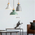 Cross-border Nordic chandelier simple lighting creative personality tea restaurant Internet cafe chandelier macaron 