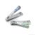 Manufacturers wholesale small flat mouth new nail scissors sharp edge nail pliers daily manicure knife mei da 6.3cm