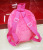 Small twin zipper unicorn bag kindergarten backpack travel snack pack plush bag