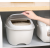 10KG household clamshell multi-functional rice tank insect -proof and moisture-proof kitchen storage plastic rice barrel wholesale