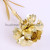 Golden rose and carnation gold foil Golden flower gift for teachers' day