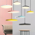 Nordic chandelier creative personality flying saucer lighting decoration iron restaurant lights macaron simple lamps and