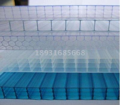 Hengshui manufacturers direct multilayer hollow solar panel greenhouse canopy anti-fog layer 2--20mm