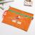 Student file bag portable zipper bag waterproof double class bag book paper classification bag A4 material bag canvas