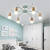 Simple personality bedroom dining room led lamp macaron lamp set