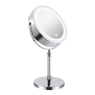 LED cosmetic mirror with candlestick web celebrity touch cosmetic mirror mirror folding vanity mirror