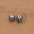 S925 silver silver jewelry DIY hand string accessories 8mm10mm12mm six word word Buddha bead separation bead scattered