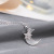 Star moon necklace of Korea new fund of 100 build contracted girl Star moon clavicle chain web celebrity with money act the role of wholesale