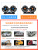Electric fan fan big truck volt car small car 12v24v big 4 inch refrigeration double head great power