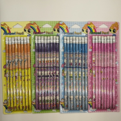 Stationery set suction card pencil set 8 pencils set